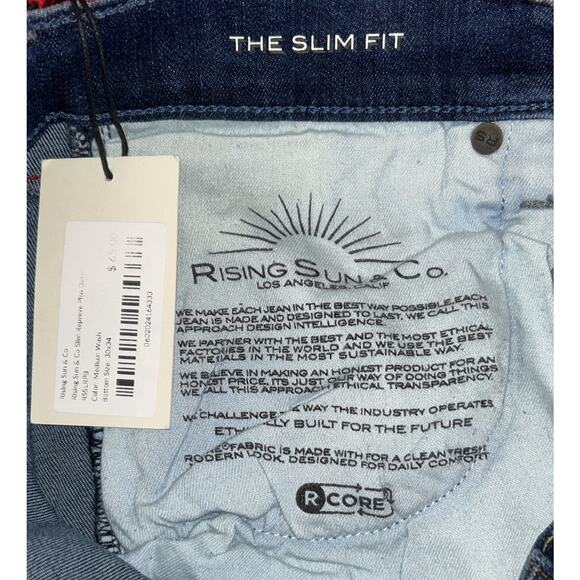 NWT Rising Sun & Co Repreve Slim Fit Jeans Men's 29X33 - Picture 7 of 8